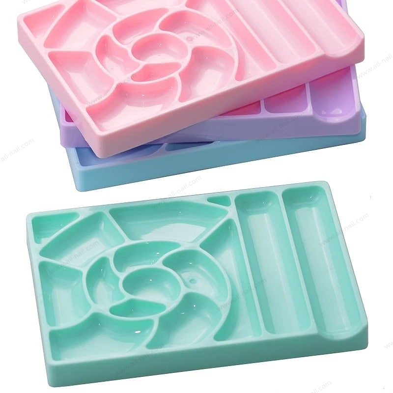 จานสี จานสีพลาสติก จานใส่สีอะคริลิค มีหลายสีให้เลือกค่ะ