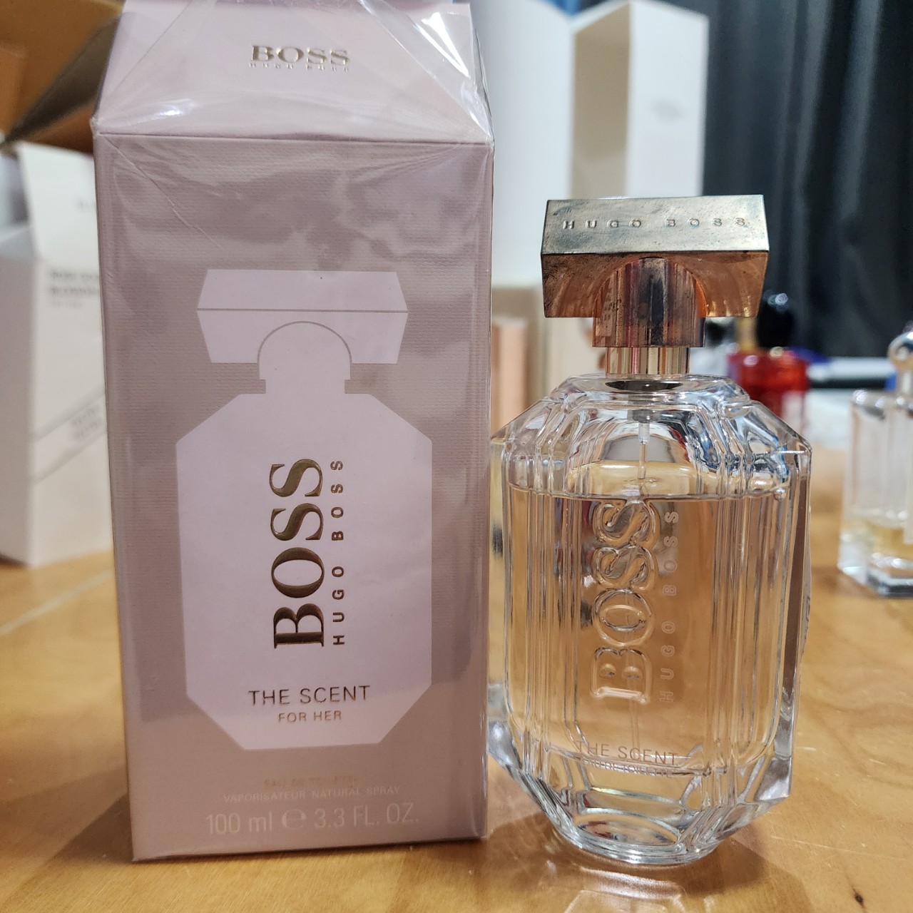 น้ำหอมแท้แบ่งขาย Hugo Boss The Scent For Her Eau De Toilette 💕Travel Size #แบบทดลอง
