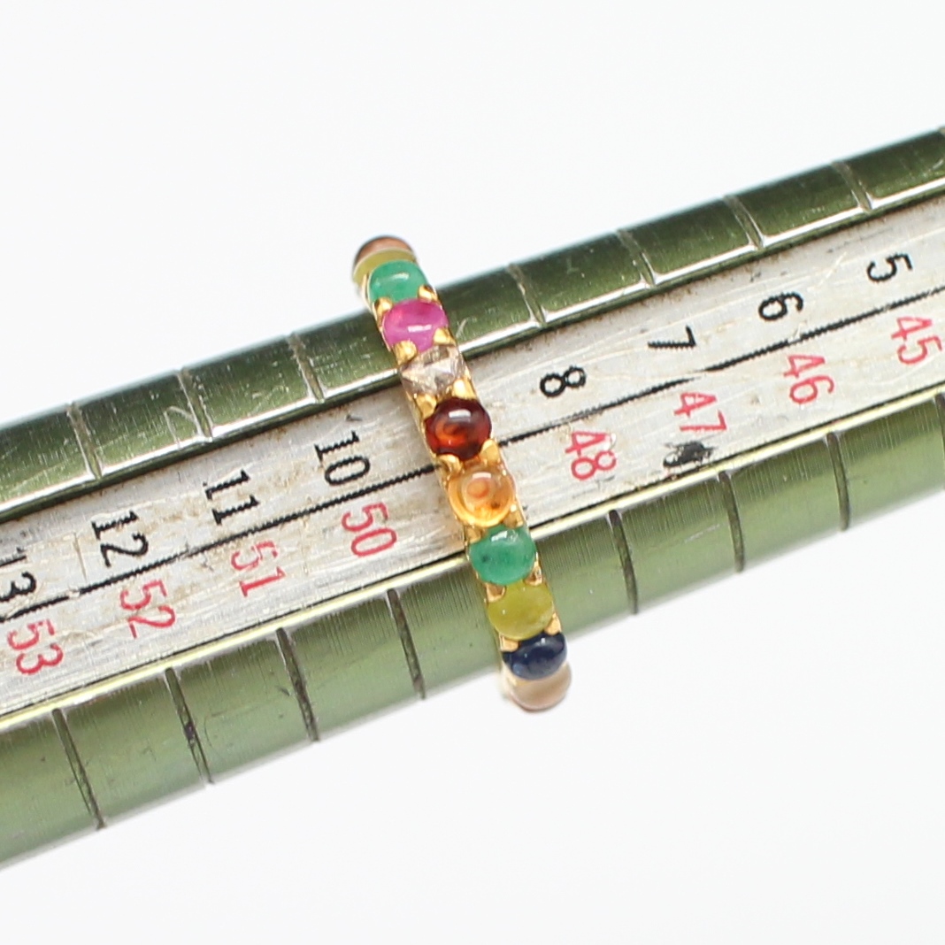 RG250119 แหวนพิรอดนพเก้า ทองแท้ 90% นน.รวม 2 กรัม ขนาดแหวน 49