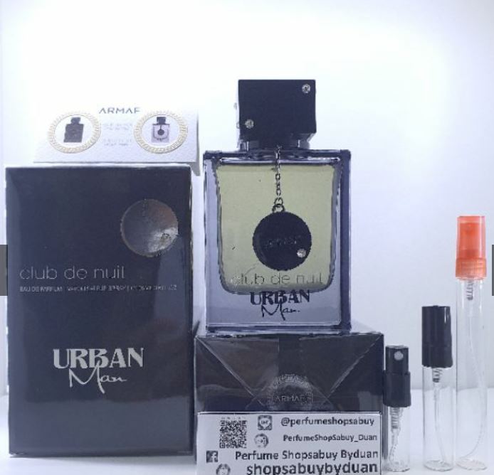 น้ำหอมแท้แบ่งขาย Armaf Club De Nuit Urban Man EDP โคลนกลิ่น Burberry Mr EDP 💦แบ่ง 💕Travel Size แบบทดลอง