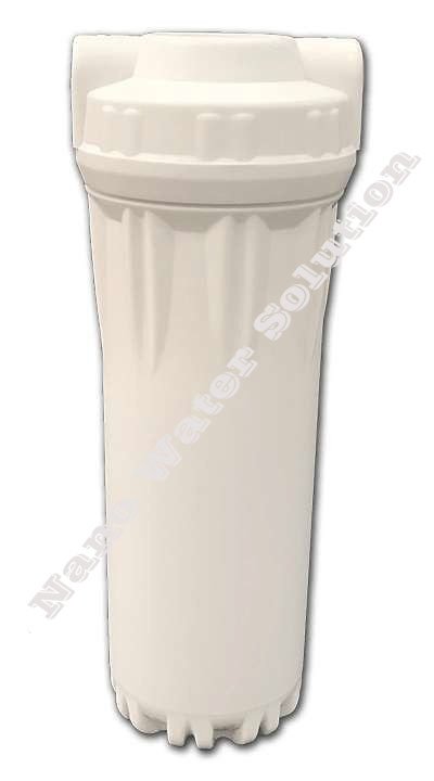 Housing 10" สีขาวทึบ เกลียว 1/4"