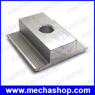 อุปกรณ์จับยึดแผงโซล่าเซลล์ ตัวยึดกลางระหว่างแผง มิดแคมป์ Solar middle clamp T-Mid Clamp ผลิตจากอลูมิเนียมอัลลอยคุณภาพดี (ไม่รวมน็อต)