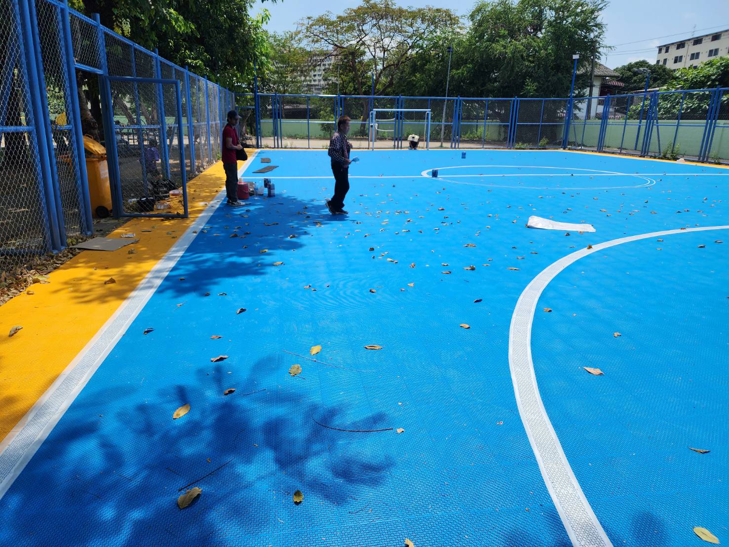 พื้นสนามบาส ไวนิลpvc ใช้ในร่ม รับแรงกระแทกได้ดี