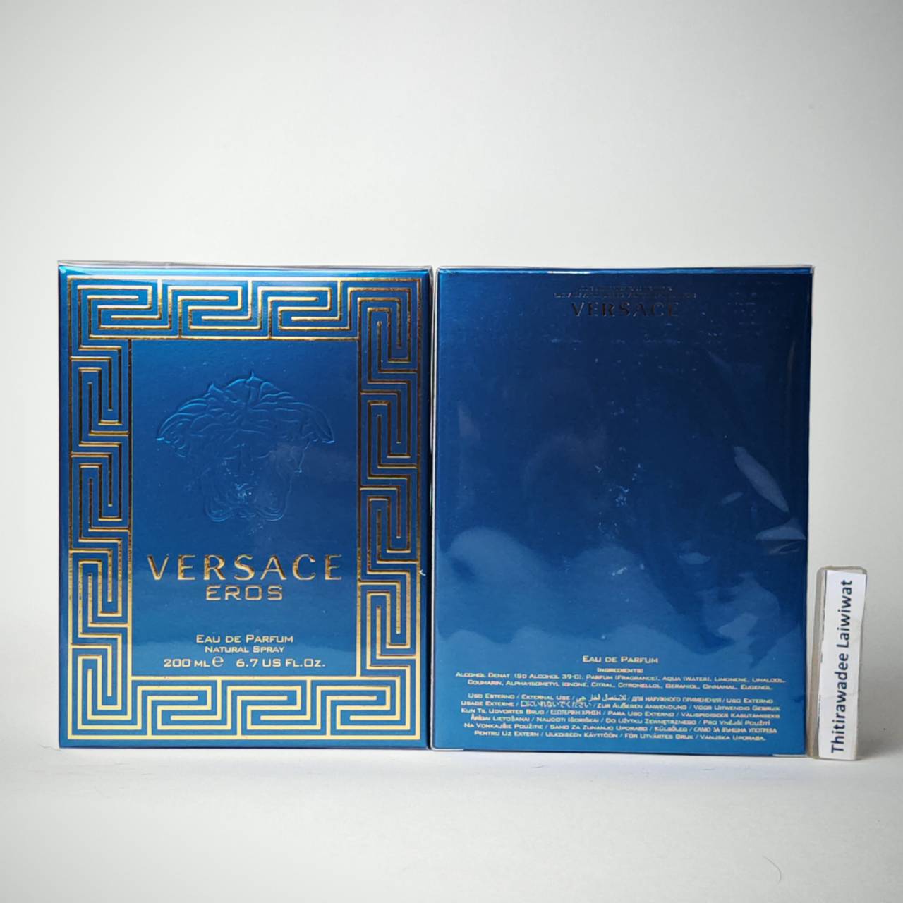 น้ำหอมแท้ Versace Eros Eau De Parfum 200ml กล่องซีล