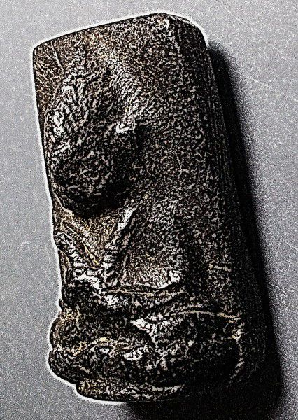 พระอุปคุต เนื้อผงคลุกรักหลังยันต์เต่า ลพ.คร้าม วัดพระเงิน นนทบุรี