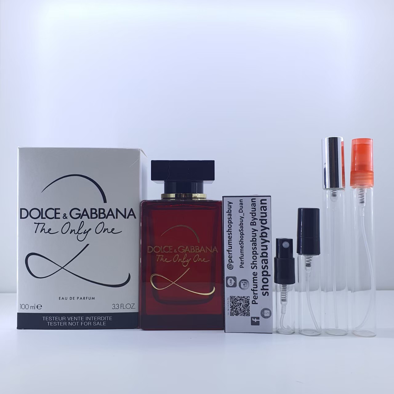 น้ำหอมแท้แบ่งขาย D&G Dolce & Gabbana The Only One 2 Eau de Parfum 💕Travel Size แบบทดลอง