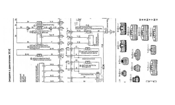 CD WIRING DIAGRAM TOYOTA NOAH 2C, 3C-E, 3C-T, 3C-TE, 3S-FE, 3S-FE TWIN COIL, 7K-E
