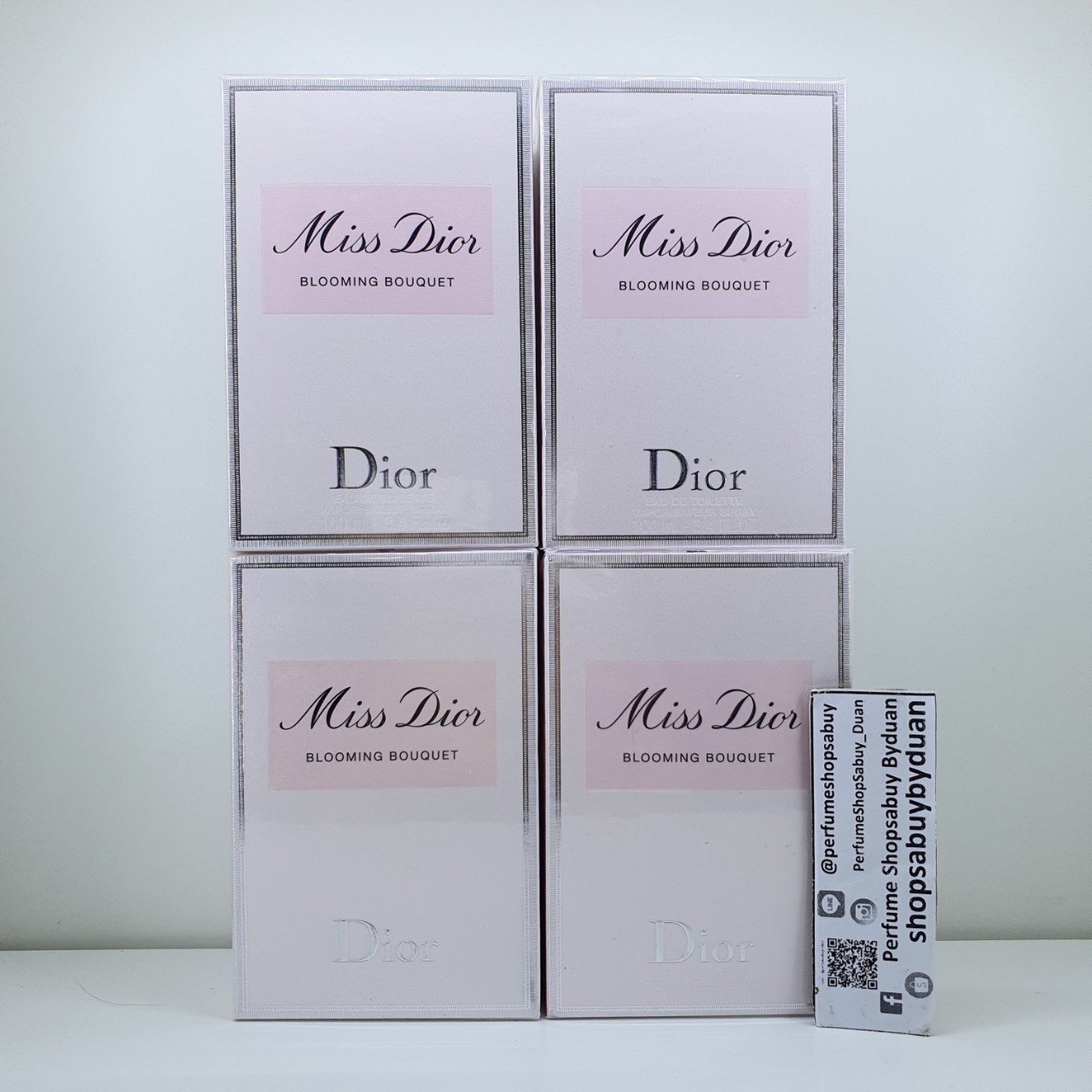 น้ำหอมแท้ Christian Dior Miss Dior Blooming Bouquet for Women EDT 100 ML. กล่องซีล โบว์เหล็กเริ่มหายากแล้ว รหัส 9L02 ผลิต 2019-11