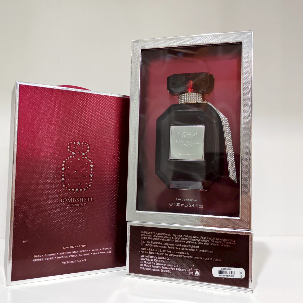 น้ำหอมแท้ Victoria’s Secret Bombshell Midnight EDP 100ml กล่องซีล