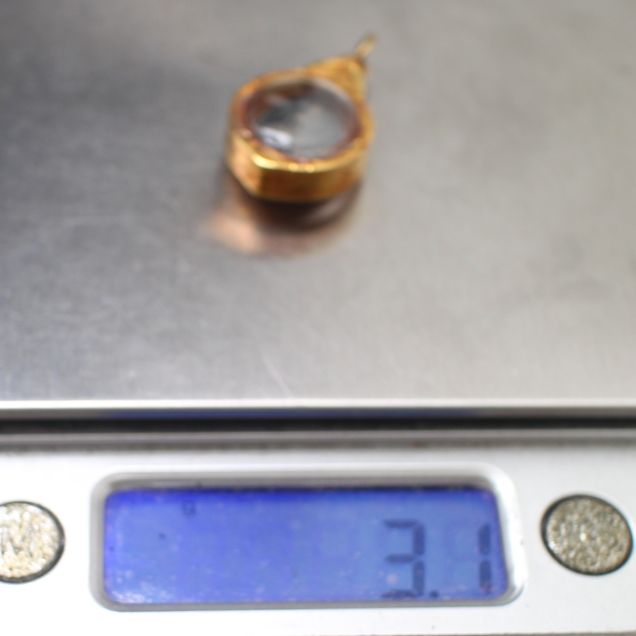 PD25105 จี้สมเด็จโต เลี่ยมกรอบทองแท้ 90% นน.รวม 3.1 กรัม