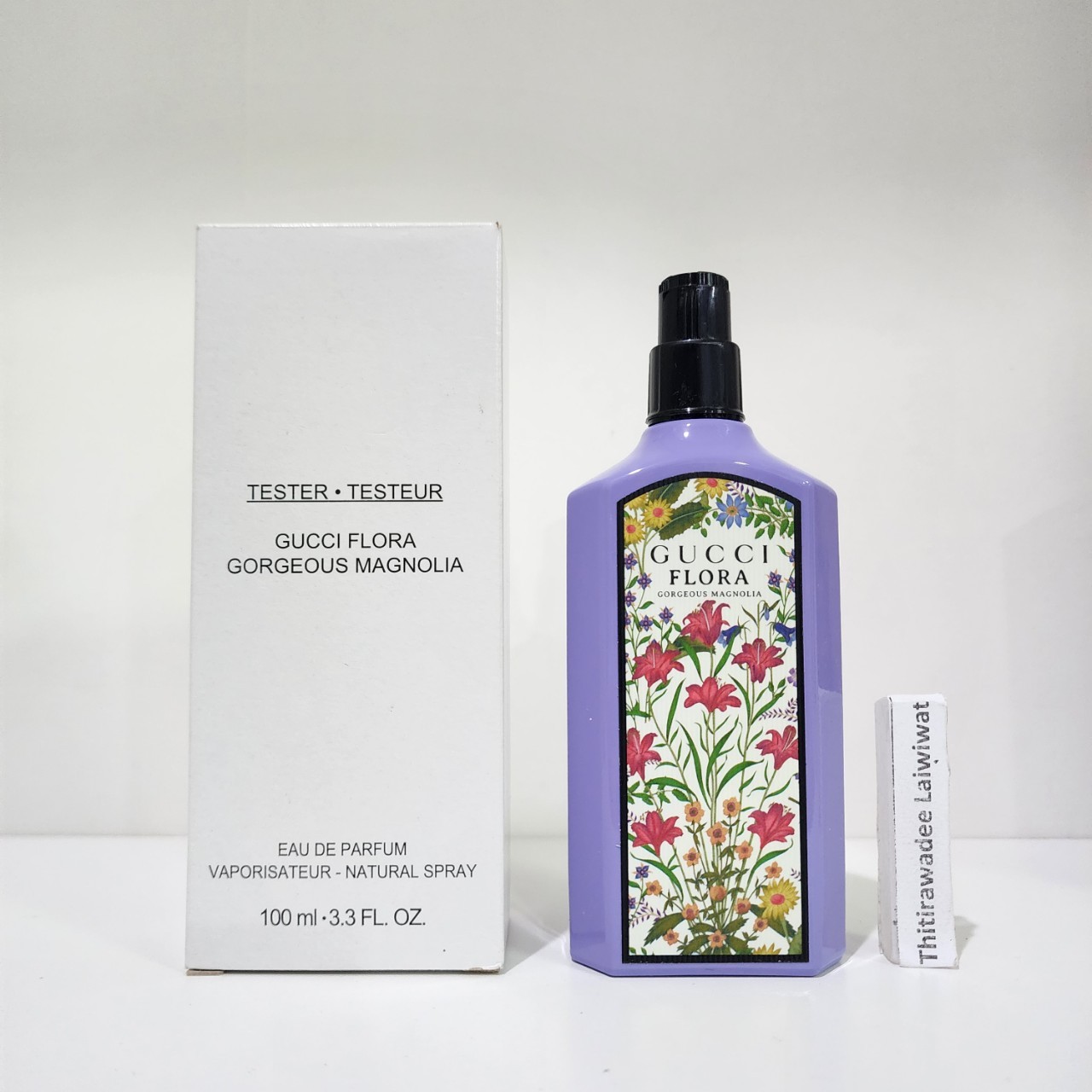 น้ำหอมแท้ Gucci Flora Gorgeous Magnolia Eau de Parfum 100ml Tester ฝาดำ