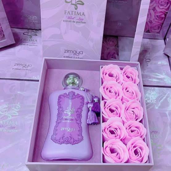 น้ำหอมแท้ Zimaya Fatima Velvet Love extrat de parfum 100ml กล่องซีล คล้าย LV rose des vents