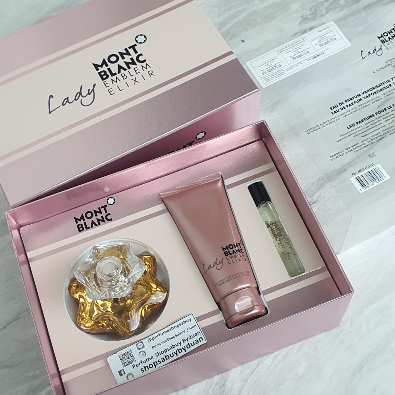 น้ำหอมแท้แบ่งขาย MontBlanc Lady Emblem Elixir Eau De Parfum💕Travel Size #แบบทดลอง