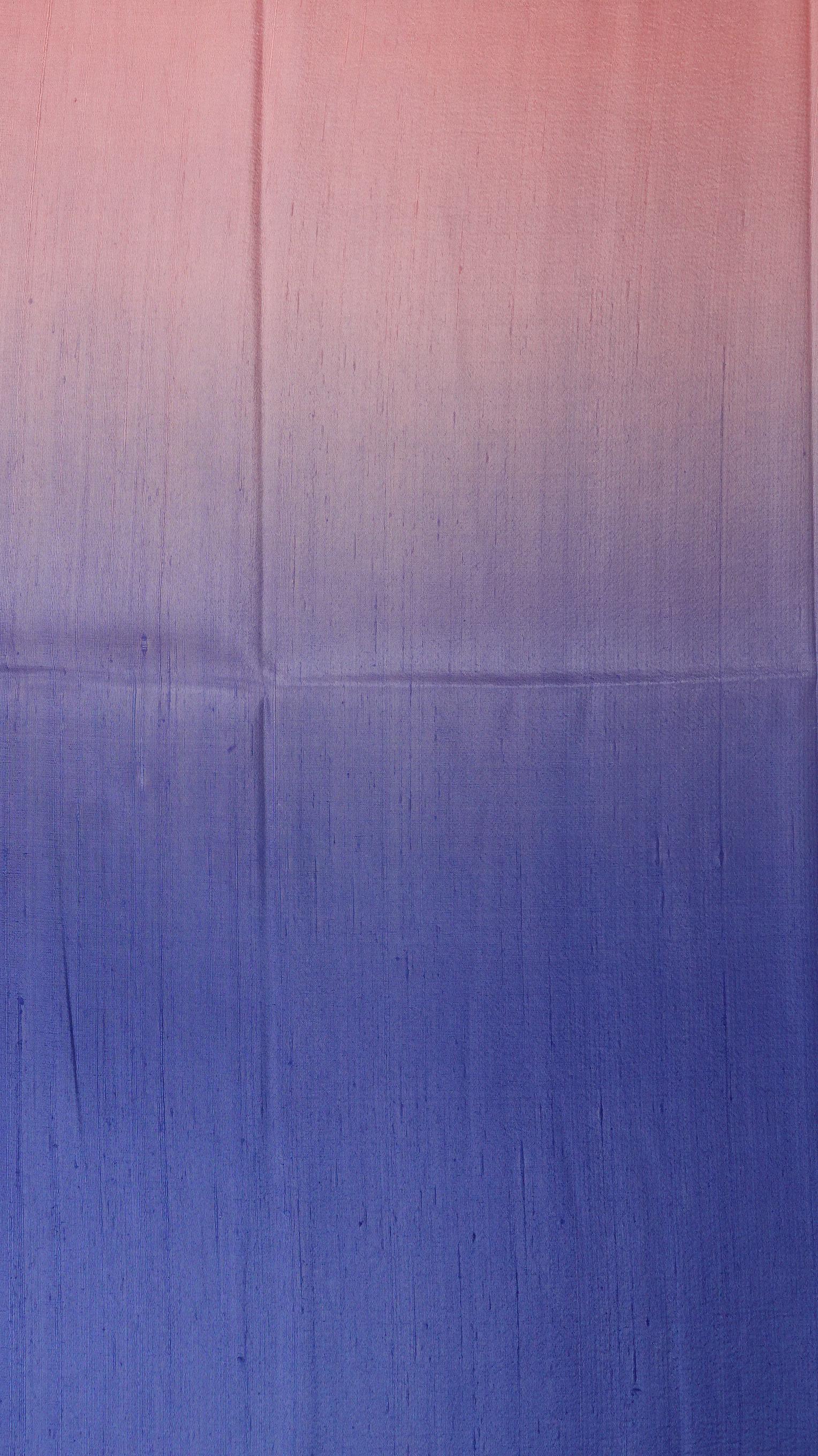 ผ้าไหมย้อมสไลด์สี ไหมบ้านทอมือ 2ตะกอ สีชมพูโอรส-สีม่วง เลือกขนาด รหัส BT-TT-022468515