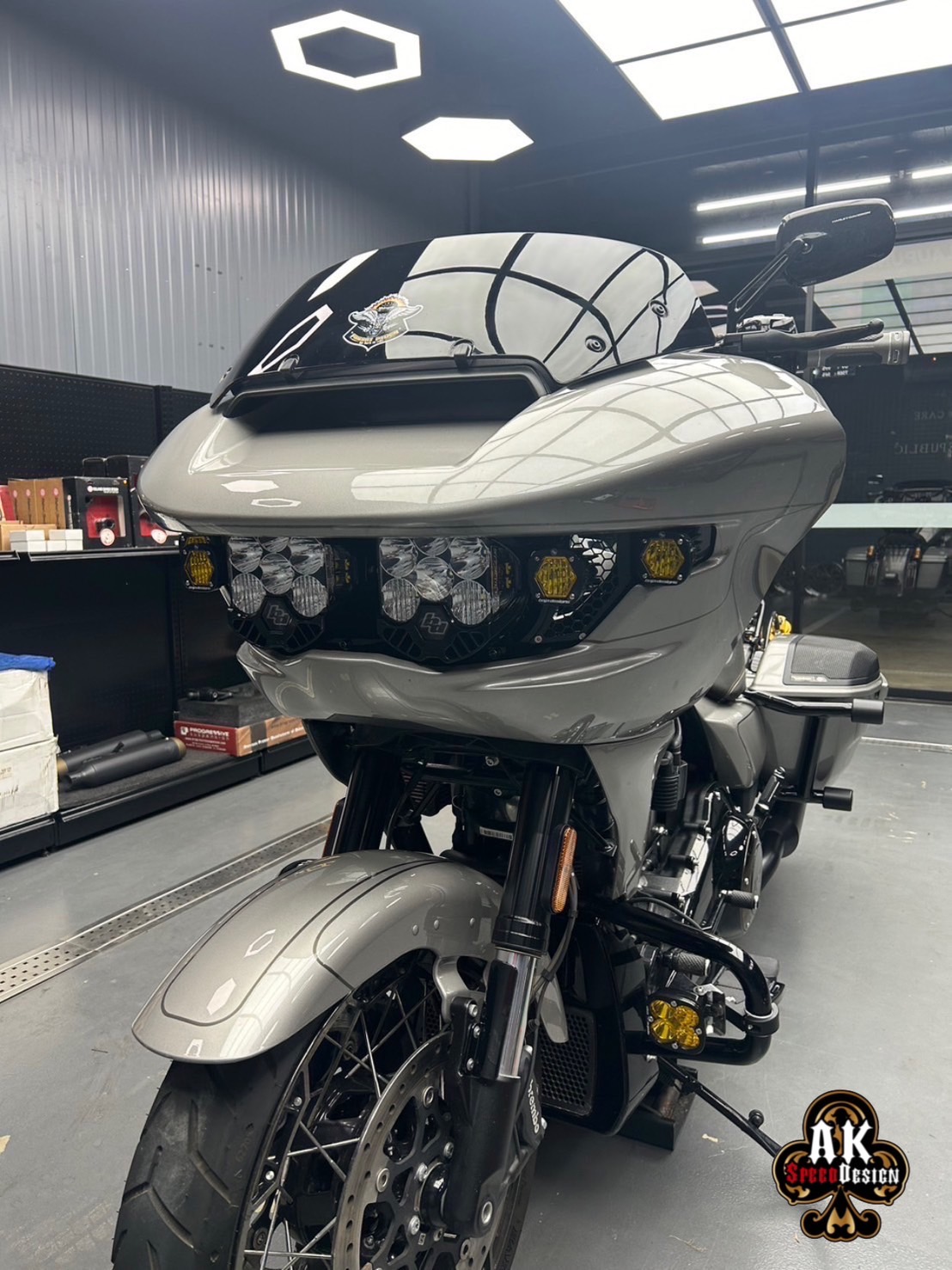 < set 2 > AK SPEED DESIGN 2023.5-2024 Road Glide Baja Designs LP6 Lighting Combo Kit