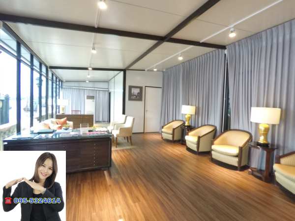 ออฟฟิศสำเร็จรูป ล็อบบี้โรงแรม ขนาด 5.00x15.00 เมตร