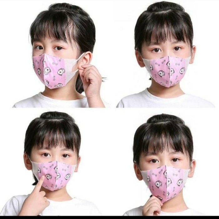 Mask 3D เด็กเล็ก PM2.5 แมสเด็ก 3D หน้ากากเด็ก 1-3ปี 3D พร้อมส่ง Pack 10 ชิ้น B1