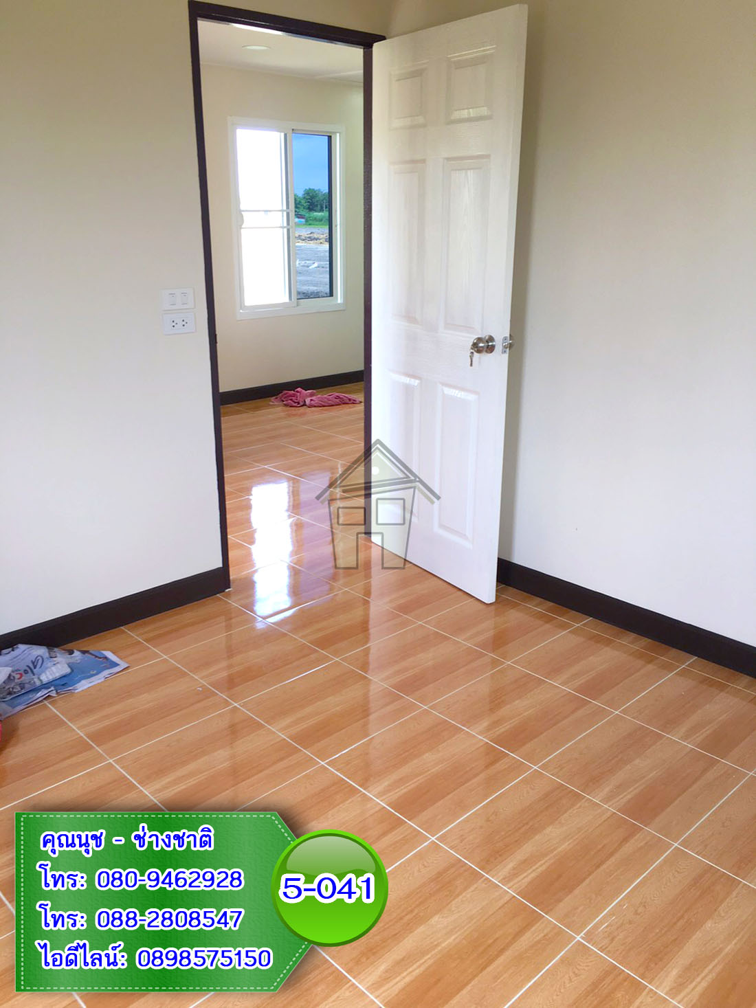 5-041 บ้านน็อคดาวน์ - บ้านหลังใหญ่ - ทรงจั่วมุกซ้อน
