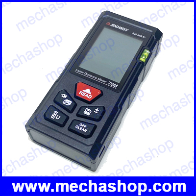 ตลับเมตรดิจิตอล เครื่องวัดระยะดิจิตอล เครื่องวัดระยะเลเซอร์ SNDWAY Laser Rangefinder Hunting Rangefinder 40M Digital Mini Range finder Laser Tape Distance Ruler Sensor SW-T4S Distance Meter