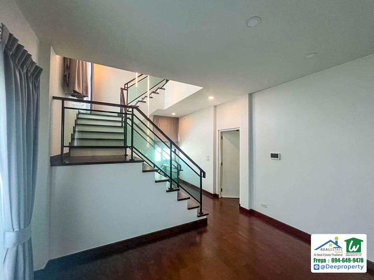 🏡 ให้เช่า บ้านเดี่ยว 3 ชั้น แต่งครบ พร้อมอยู่ สุดหรูสไตล์โมเดิร์น โครงการ The City เอกมัย-ลาดพร้าว กรุงเทพฯ.✨