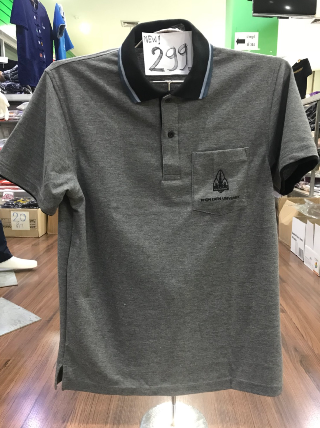 เสื้อโปโลเทาดำ