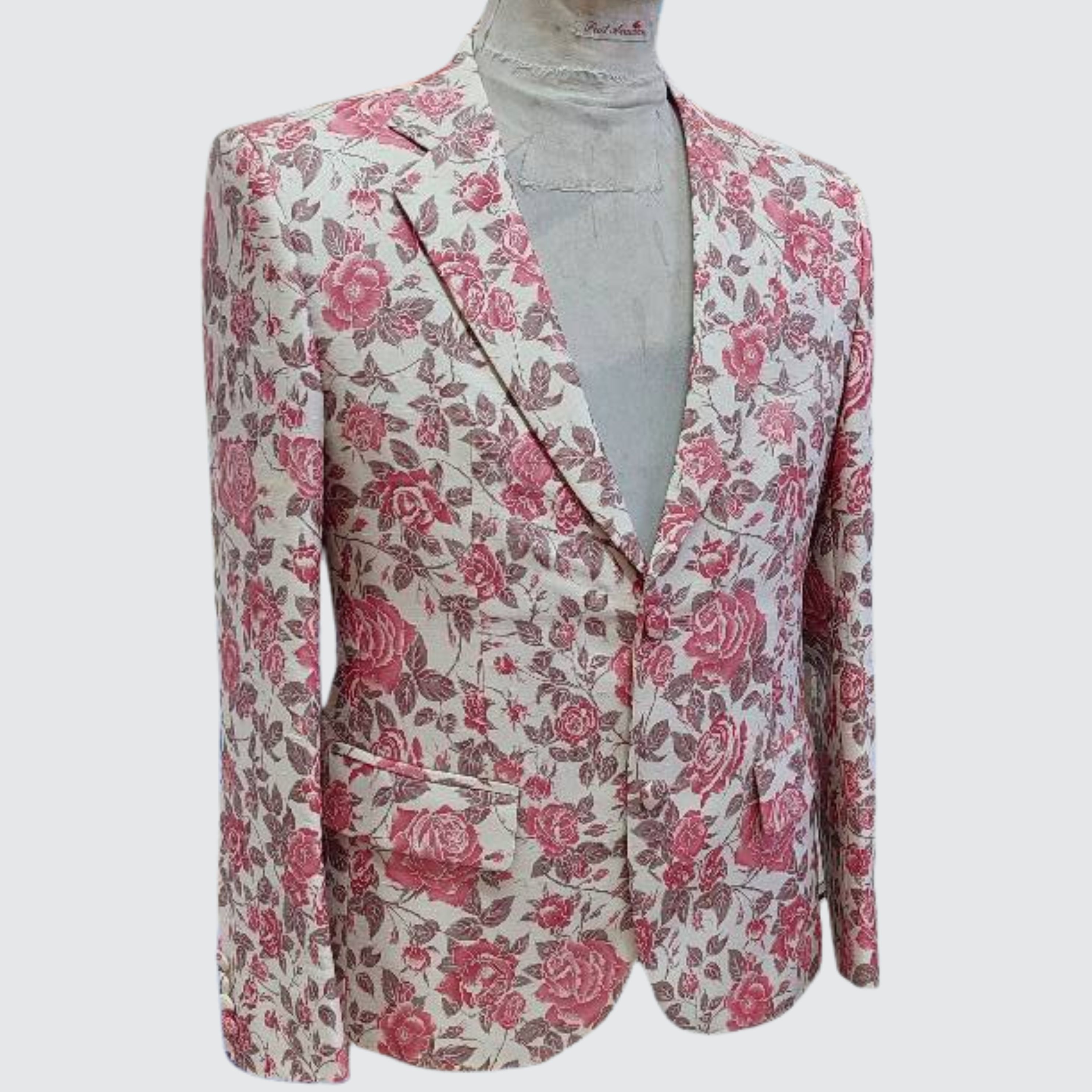 เสื้อสูทสากล ผ้าไหมพิมพ์ลาย | ตัดเย็บตามรูปร่าง | เลือกผ้า ส่งไซส์ได้