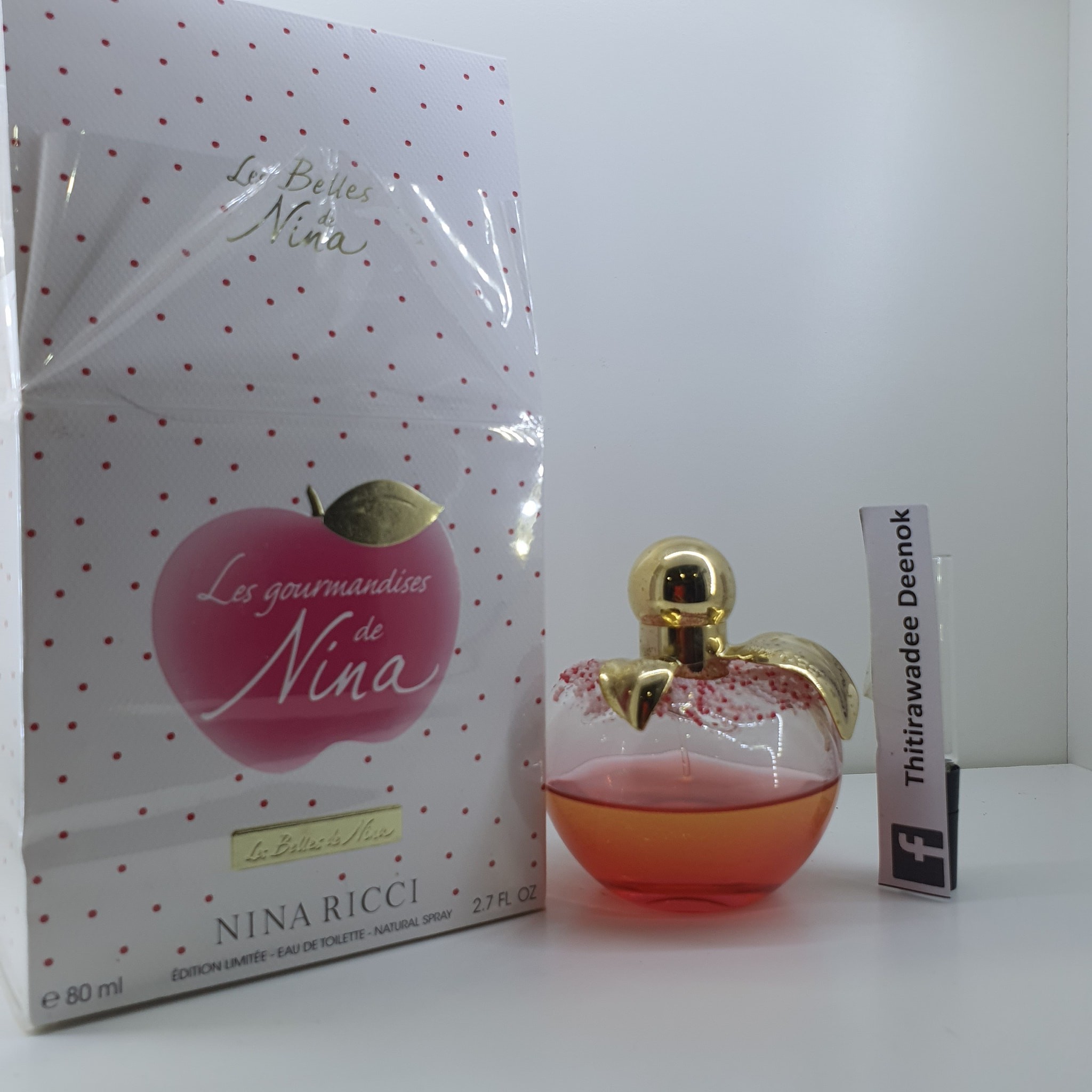 น้ำหอมมือสอง Nina Ricci Floral Les Gourmandises ขวด 80ml เหลือราว 40ml ขาย 1099฿