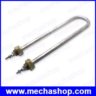 ฮีตเตอร์ทำความร้อนสแตนเลส U Shaped Iron Head Stainless Steel Tube Heating Element 220V 1.5KW M16 Mounting Thread