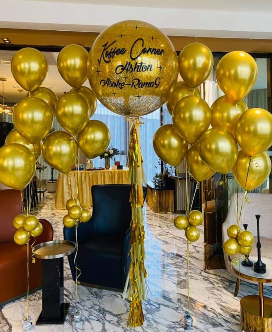 ลูกโป่งลอย Grand Opening (with Helium)(21pcs)