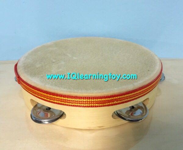 ทัมบูรินมีหน้ากลอง8นิ้ว (แทมบูริน Tambourine) กลองฉิ่ง เป็นเครื่องดนตรีแบบเคาะจังหวะ ให้เสียงดนตรีสดใส ร่าเริง สนุกสนาน ส่งฟรี