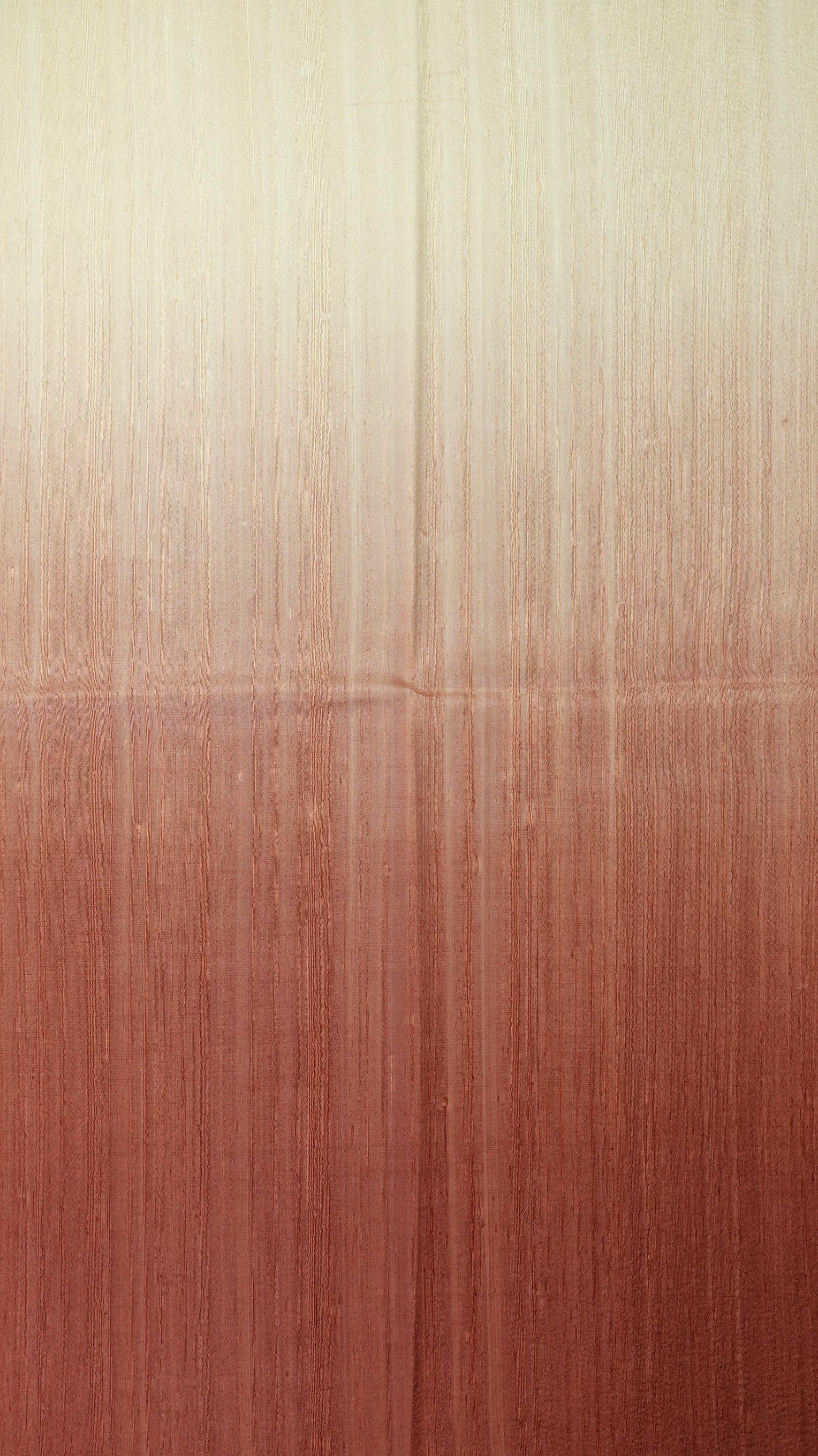 ผ้าไหมย้อมสไลด์สี ไหมบ้านทอมือ 2ตะกอ สีครีมเหลือง-สีน้ำตาลแดง เลือกขนาด รหัส BT-TT-022468521