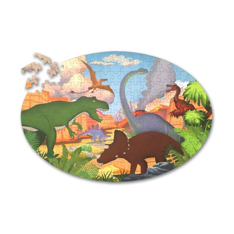 SASSI Travel, Learn, Explore. Dinosaurs Learn and Explore Dinosaur Jigsaw 2 in 1 by Sassi Junior (Book +Jigsaw) รุ่นใหม่