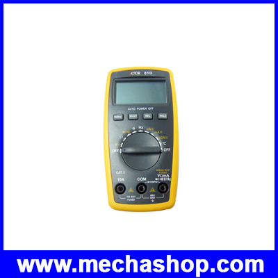 ดิจิตอลมัลติมิเตอร์ มิเตอร์วัดไฟฟ้า Digital Multimeter VICTOR 81D