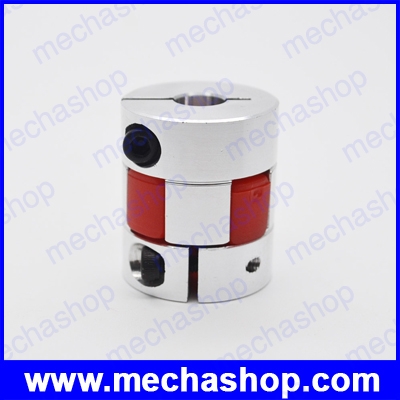 คับปลิ้งมอเตอร์ Plum Coupling 8x10mm CNC Motor BF Jaw spider plum Shaft Coupler 8mm to 10mm 8x10 Flexible Coupling D20 L25