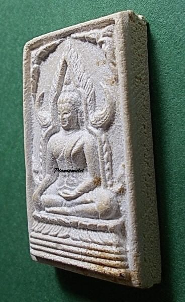 พระพุทธชินราช หลวงพ่อพันธ์ วัดบางสะพาน เนื้อผง หลังยันต์ห้า