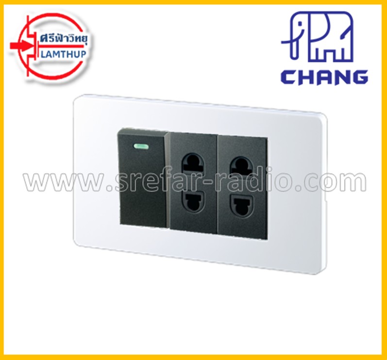 iModern C-403 แผงหน้ากากพลาสติก สีขาว CHANG