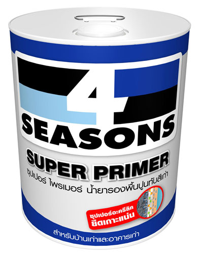 TOA 4SEASON สีรองพื้นปูนใหม่ โฟว์ซีซั่น ทีโอเอ A1111 (ถัง)