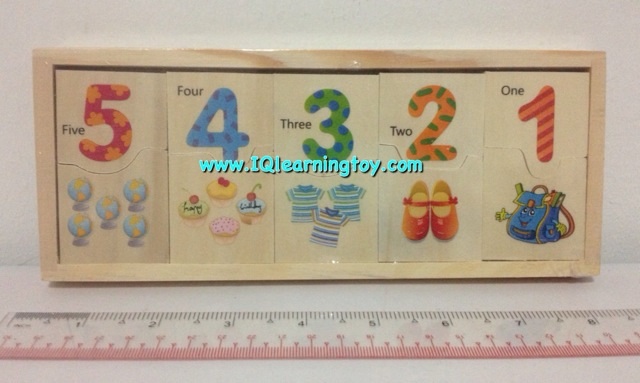 ของเล่นไม้- ชุดจับคู่จำนวนสิ่งของกับตัวเลข 1-10 ชุดกลาง สอนเรื่องเลขผ่านการนับจำนวนสิ่งของจับคู่กับหมายเลขใหุ้ถูกค้อง ส่งฟรีค่ะ