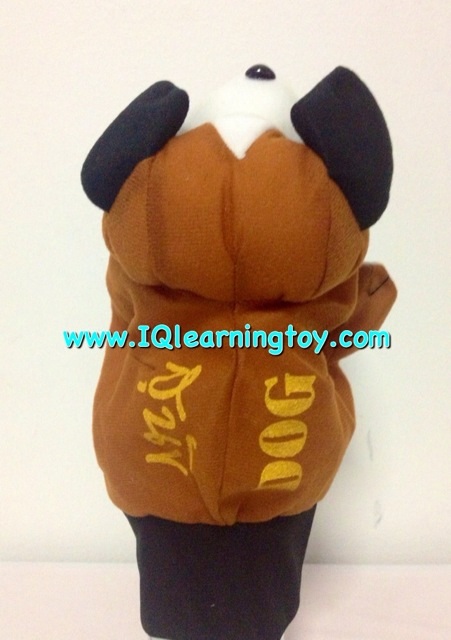 Dog-หุ่นมือตุ๊กตาสัตว์สอนคำศัพท์รูปสุนัข ใช้ประกอบการสอนหรือใช้เพื่อเสริมในกิจกรรมต่างๆ ให้สนุกสนาน มีชีวิตชีวามากขึ้น