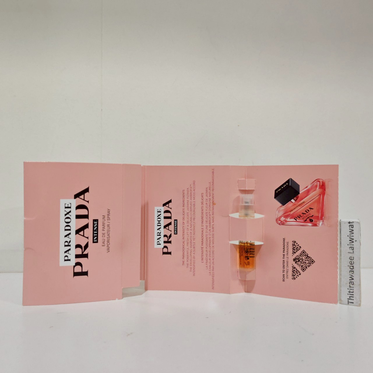 น้ำหอมไวออลหลอดทดลอง Prada Paradoxe Intense 1.2ml Spray Sample Vial แบบหลอดทดลอง น้ำหอมไวออลแบบหลอด