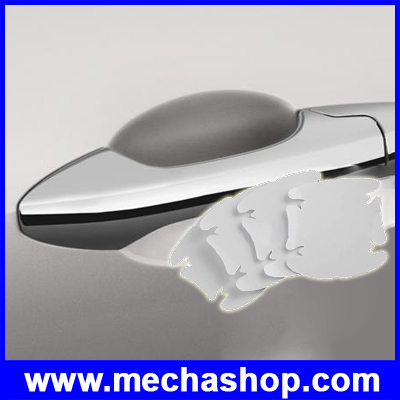 ฟิล์มใสกันรอยมือจับประตูรถยนต์ 4 ชิ้น Car sticker door bowl sticker car door handle protection film
