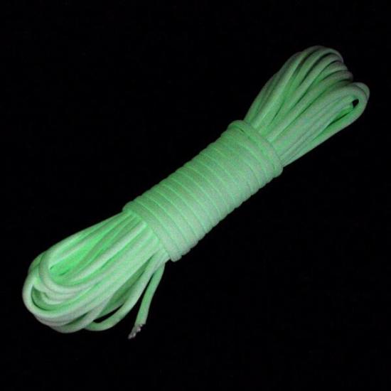 เชือกเรืองแสง : glow in the dark ขนาด 4 มิล เมตรละ