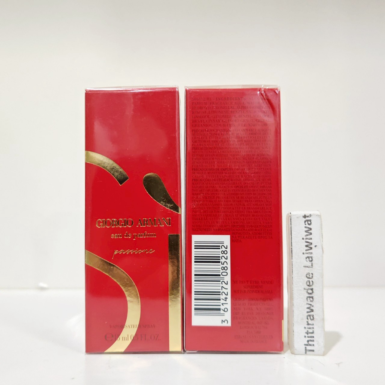 น้ำหอมจิ๋วมินิ Giorgio Armani Si Passione eau de parfum for woman 15ml แบบสเปรย์แพ็คใหม่ 2025 ( Mini Perfume น้ำหอมขนาดพกพา) น้ำหอมจิ๋วมินิแบบทดลองแบบสเปรย์ พกพาก็สะดวกใช้ฉีดตามจุดชีพจร