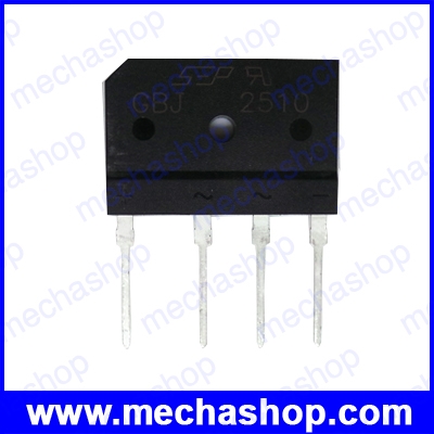 ไดโอดบริดจ์ ไดโอดเรียงกระแส Diode Bridge Rectifier GBJ2510 25A 1000V แบบขาเสียบ DIP-4