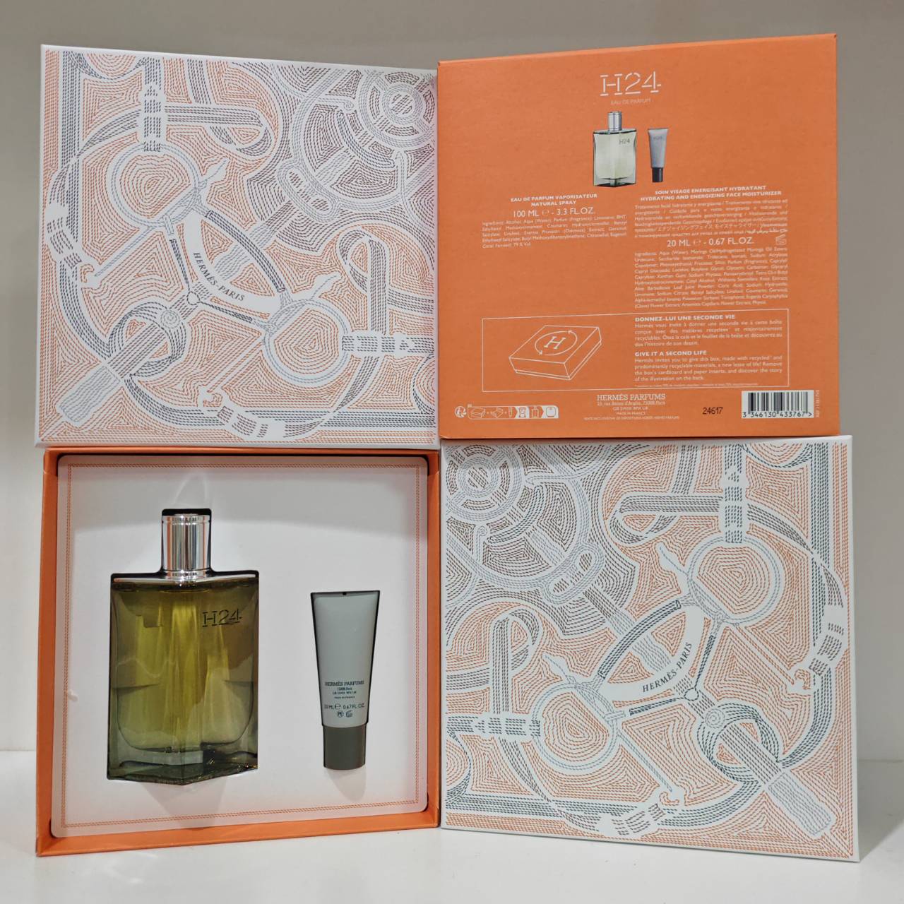 SET Hermès H24 Eau de Parfum 100+20ml