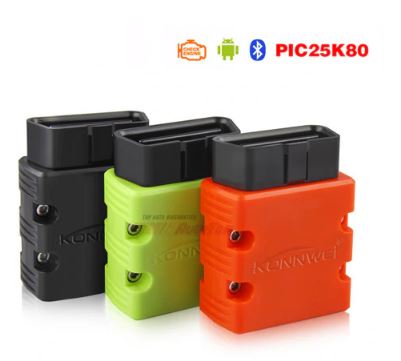 Konnwei KW902 OBD 2 ELM327 V1.5 pic18f25k80 OBD2 Bluetooth Adapter OBD2 Scanner ELM 327 Diagnostic Tool Works on Android PC