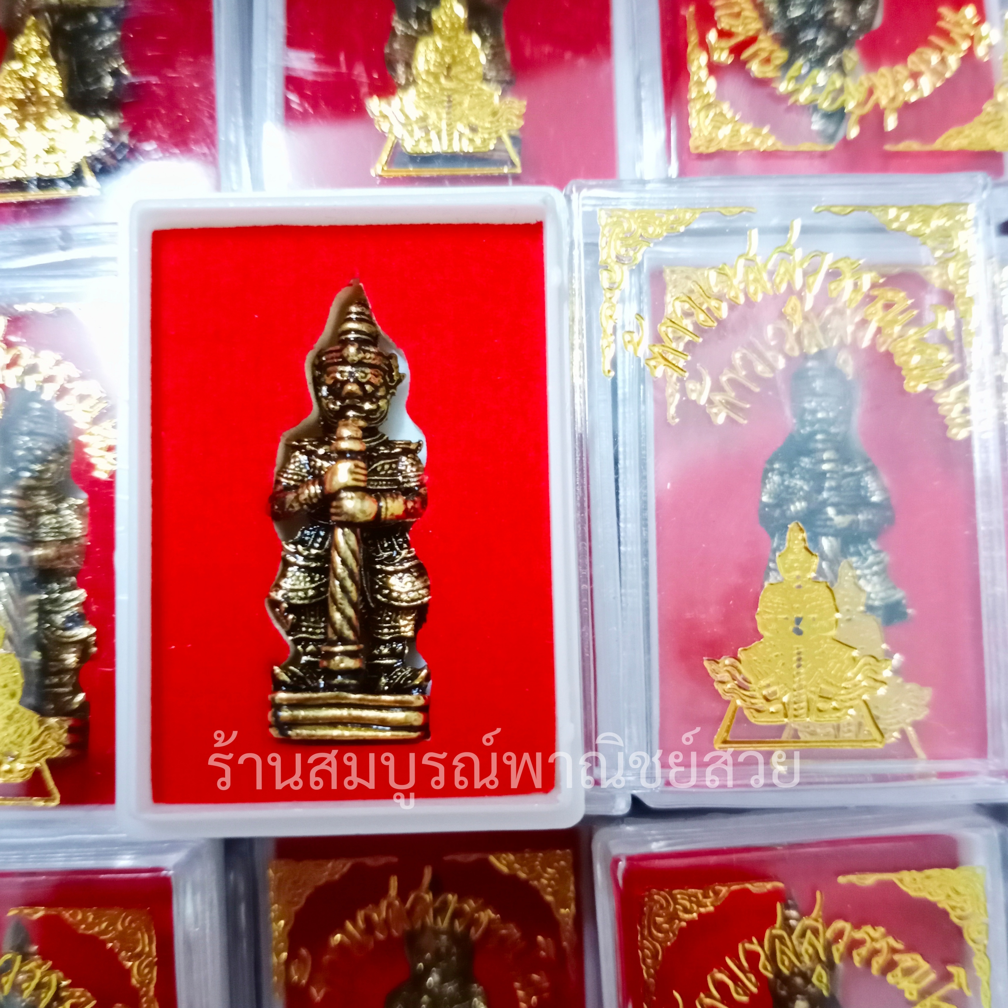 ท้าวเวสสุวรรณ รูปหล่อเล็ก 100 องค์ (สีดำ) พร้อมกล่องบูชา