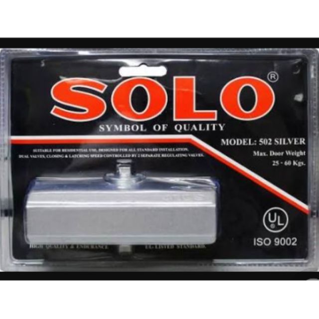 SOLO 501 โช๊คอัพประตู สีเงิน 15 - 25 กก โซโล