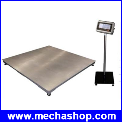 เครื่องชั่งพื้นสแตนเลส เครื่องชั่งดิจิตอลตั้งพื้นกันน้ำ BWS Waterproof Stainless Platform Scales ชั่งได้ 2,000kg ความละเอียด 100g, 200g, 500g รุ่น BWS-FSW ยี่ห้อ TSCALE (ไต้หวัน)