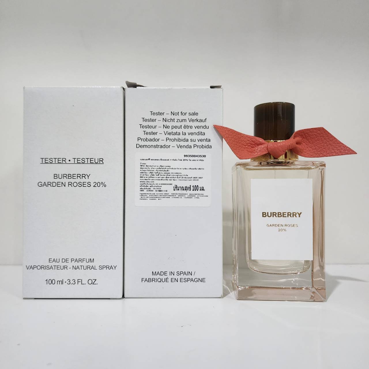 น้ำหอมแท้ Burberry Signatures Garden Roses 100ml กล่องเทสเตอร์ป้ายไทย